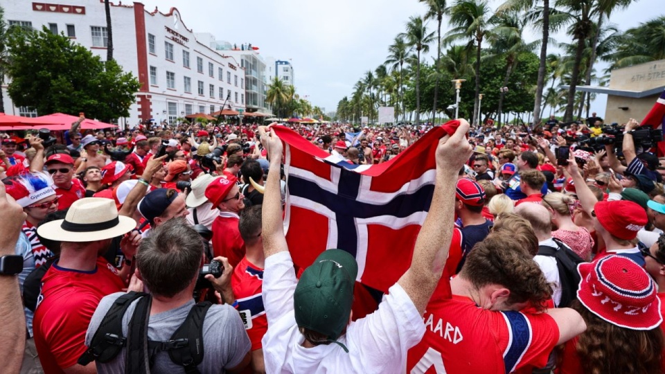 Norwegowie przed meczem z Anglikami