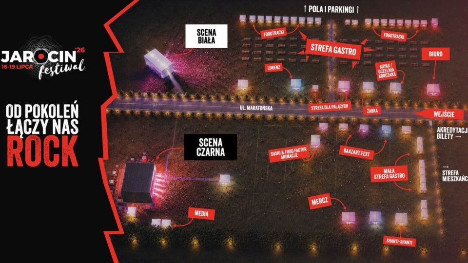 Początek festiwalu w Jarocinie