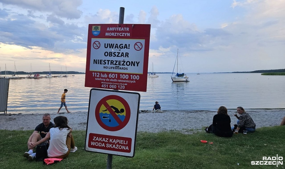 "Zakaz kąpieli postawiliśmy profilaktycznie"