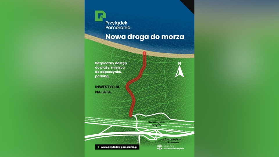Nowa droga do plaży na świnoujskim Warszewie jest już w planach