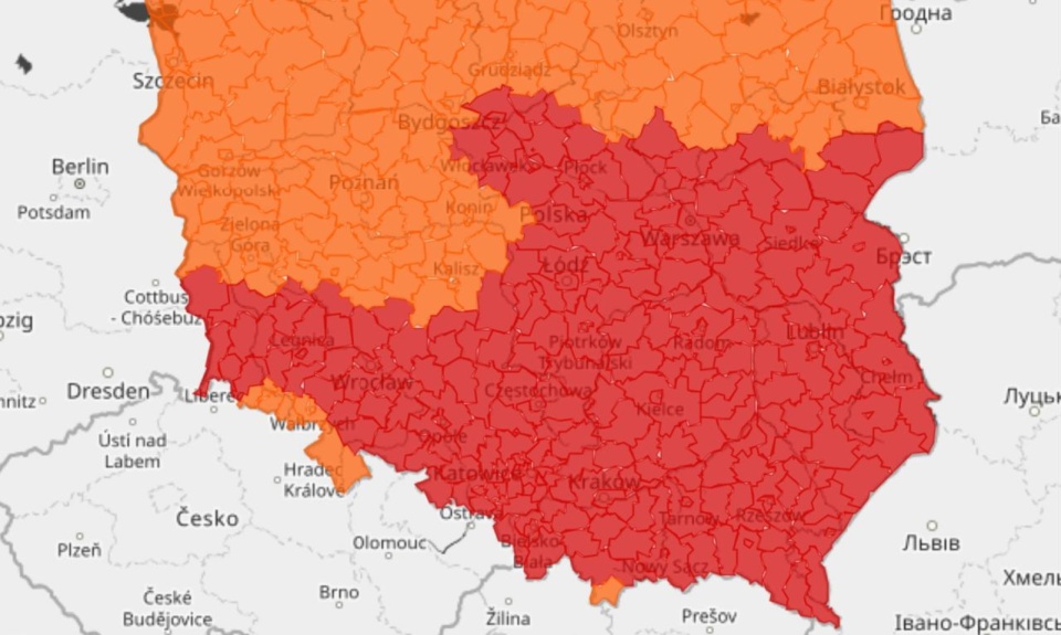 IMGW: nawet 40 st. C - ostrzeżenia przed upałem dla prawie całego kraju