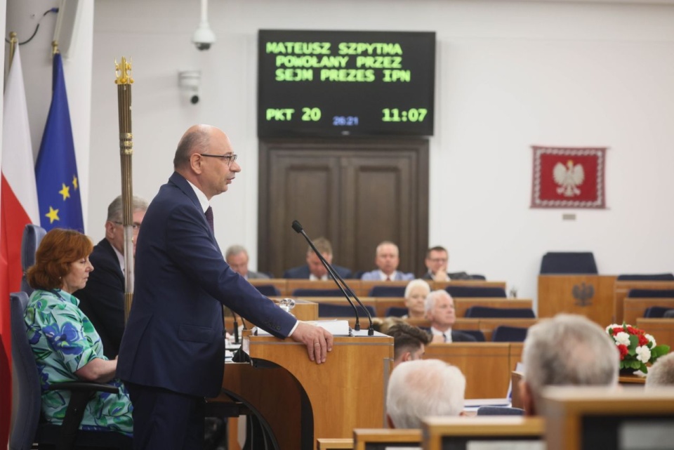 Senat odrzucił kandydaturę dr. Mateusza Szpytmy na stanowisko szefa IPN