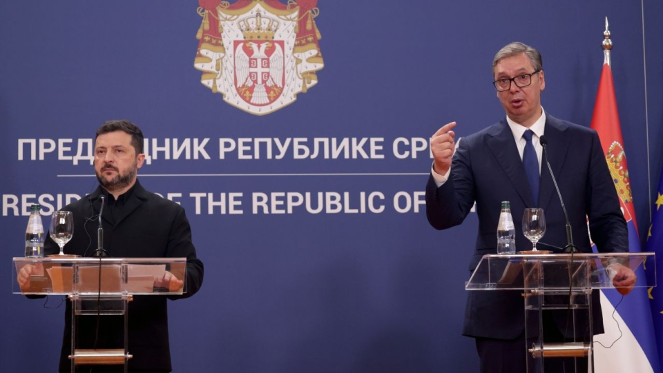 Pierwsza wizyta Zełenskiego w Serbii