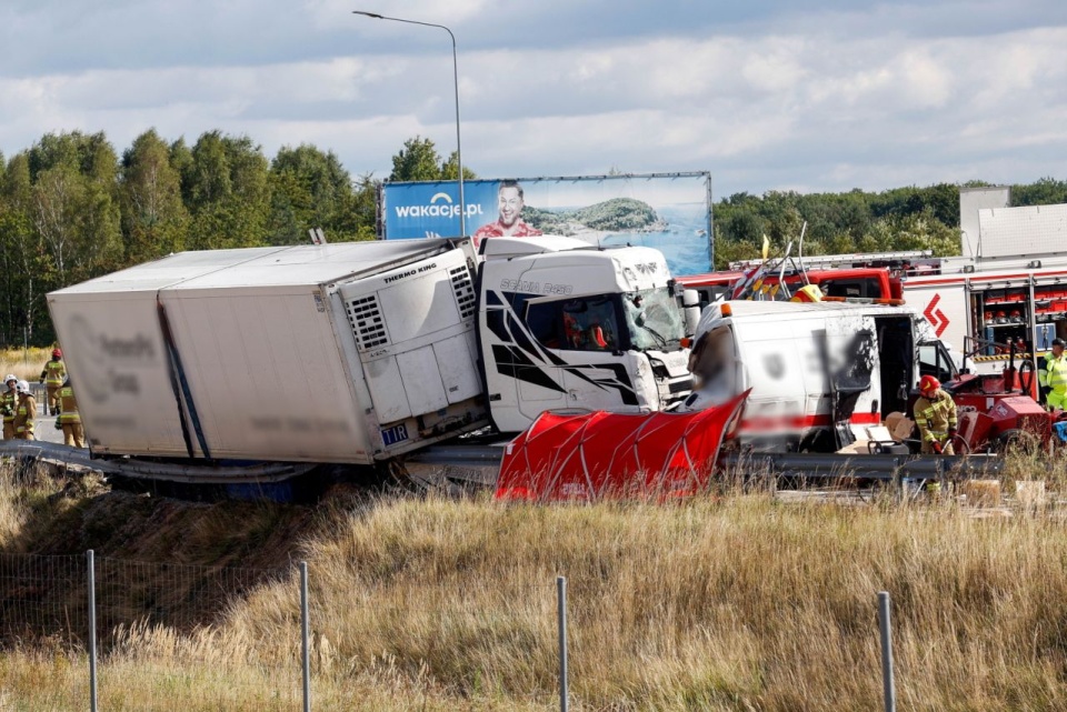 Wypadek na A1. Zginęły cztery osoby