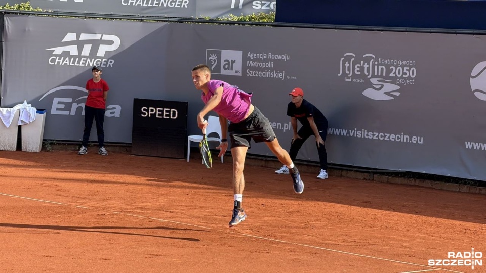 Kacper Knitter z SKT Szczecin. Fot. Sebastian Roszkowski [Radio Szczecin]