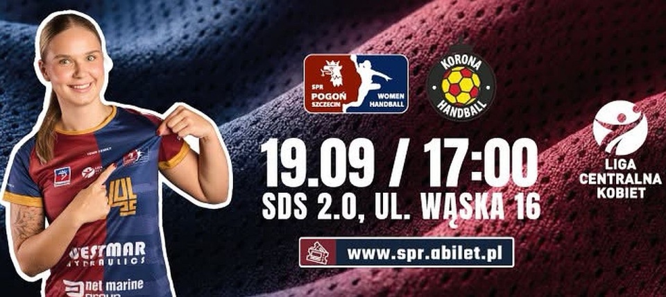 Piłkarki ręczne SPR Pogoni grają mecz w nowej hali SDS