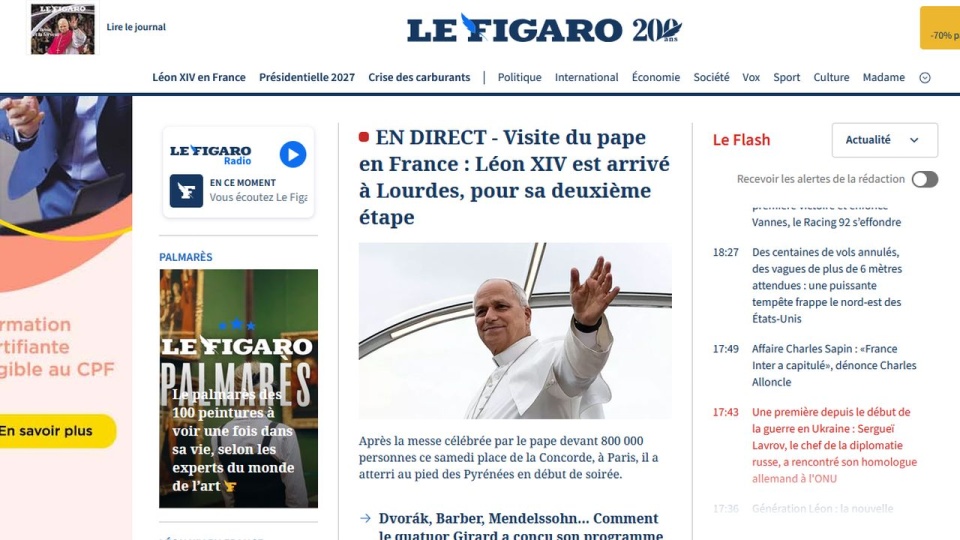 Msza na Polach Elizejskich nie kończy wizyty Leona XIV we Francji. Wieczorem uda się do sanktuarium w Lourdes, a w poniedziałek na zakończenie odwiedzi Metz. źródło: lefigaro.fr