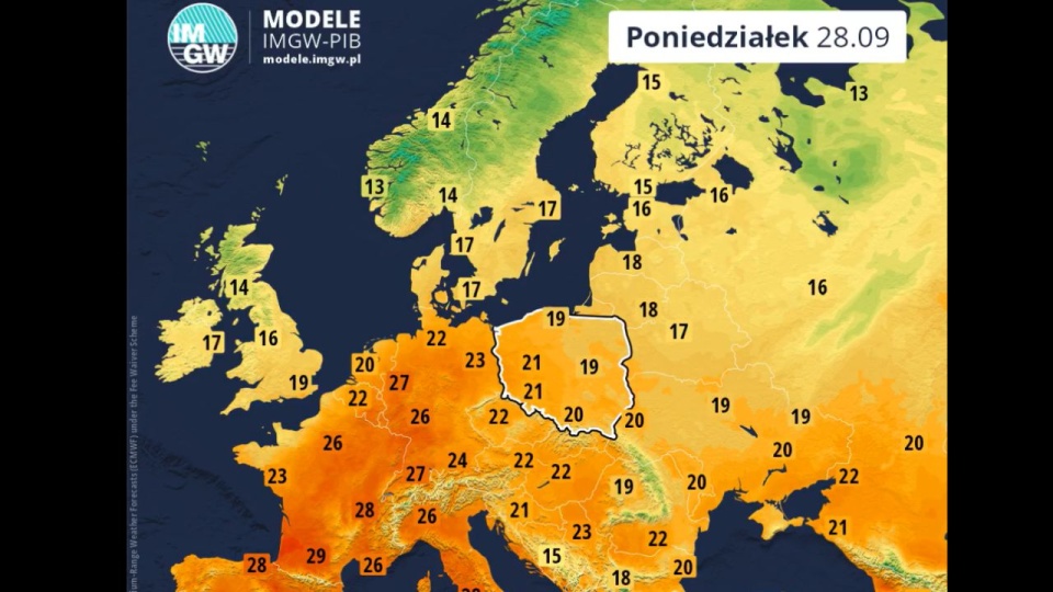 Prognoza pogody na 28 i 29 września [WIDEO]
