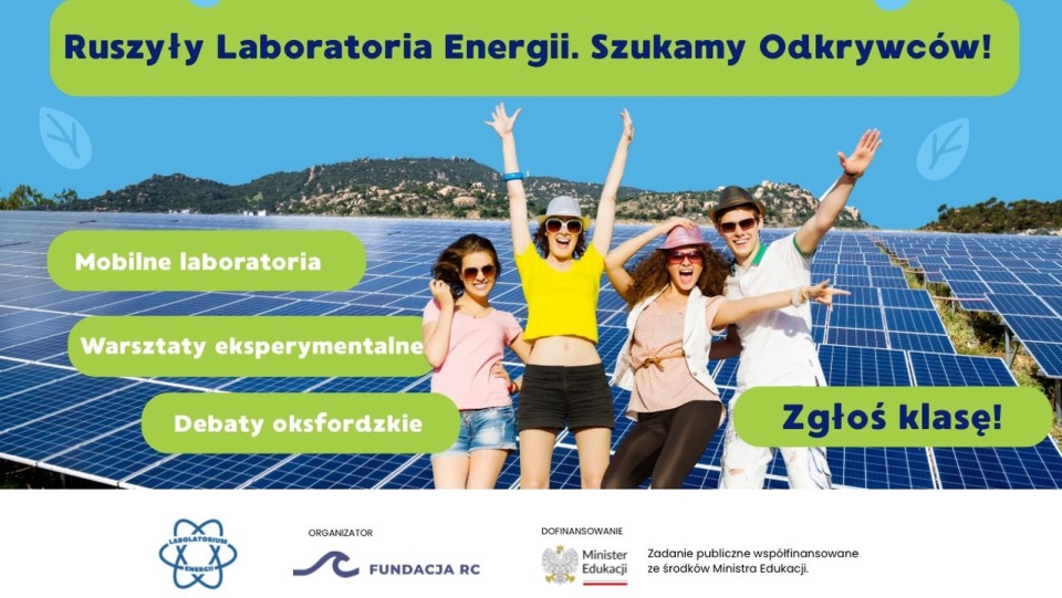 "Laboratoria Energii" zapraszają. Trwają zapisy