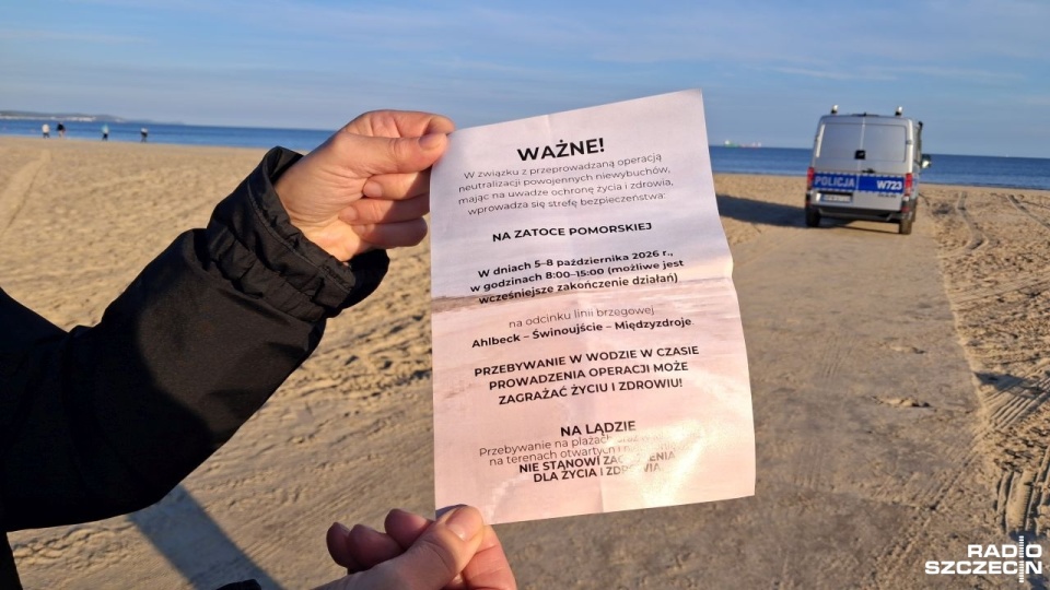 Świnoujście. Drugi dzień rozbrajania niewybuchów