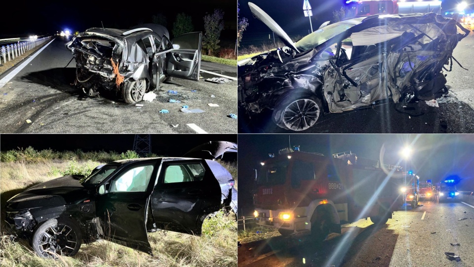 Śmiertelny wypadek na obwodnicy Stargardu. BMW miało jechać 270 km/h [ZDJĘCIA]