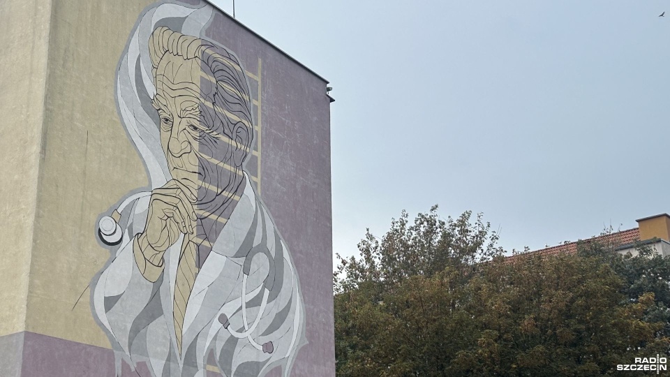 Powstaje kolejny mural upamiętniający wybitnego mieszkańca Stargardu