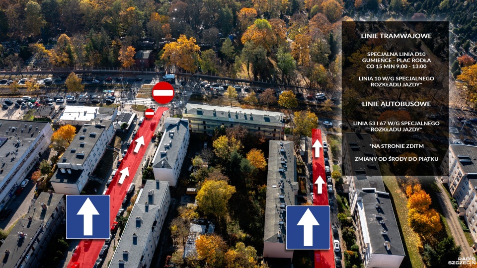 Od wtorku zmiany w komunikacji miejskiej przy Cmentarzu Centralnym [WIDEO, ZDJĘCIA]
